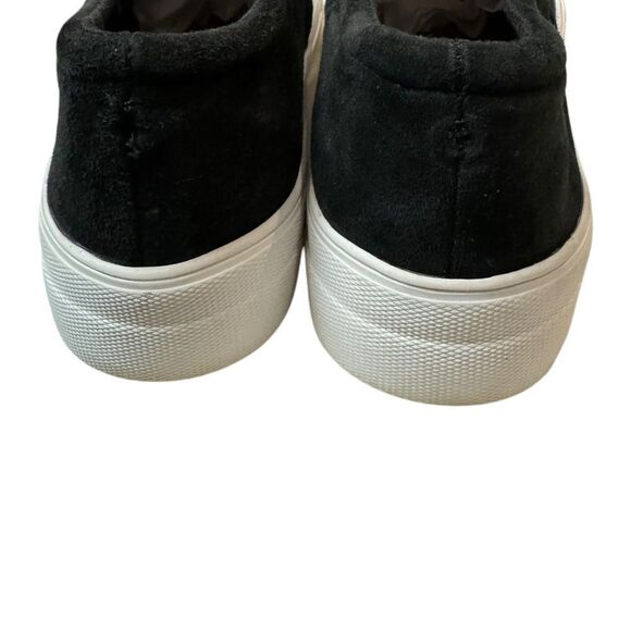 Steve Madden Women's Gills Black Suede Leather Slip-on Sneakers 8.5 - Picture 5 of 6